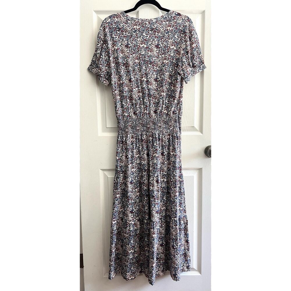 NATION LTD 2023 Martine Casual Peasant Cherry Blossom Maxi Dress - Picture 10 of 16